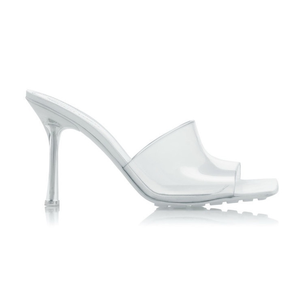 Bottega Veneta White Heeled Sandals - Picture 4 of 8